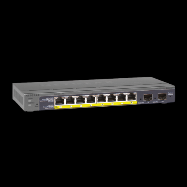 Netgear GS110T (8-Port 1G PoE+ & 2-Port 1G SFP Switch)